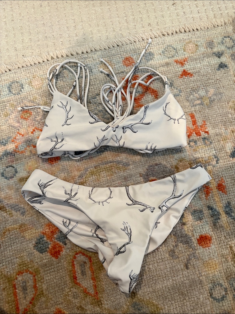 Boys + Arrows Bikini Set in Buck Wild NWT